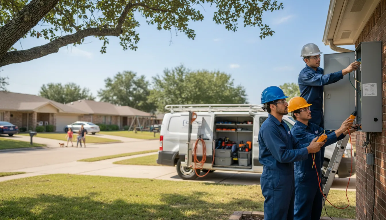 Certified electrician providing emergency electrical services in Lexington, IL